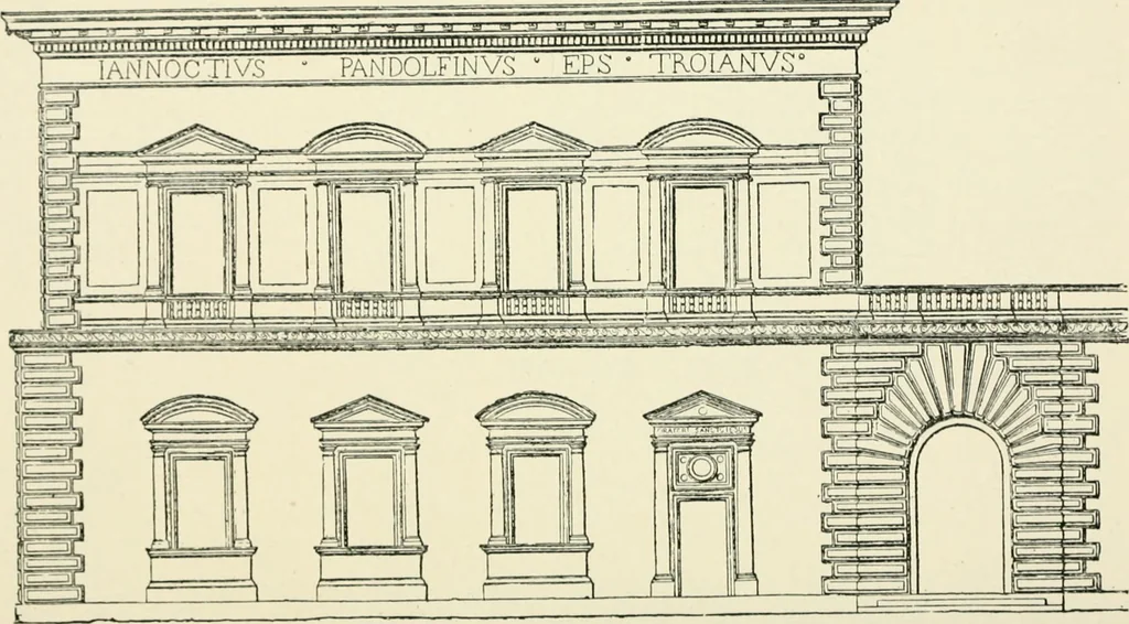 An illustration from The story of architecture: an outline of the styles in all countries, 1896, leaf 411
