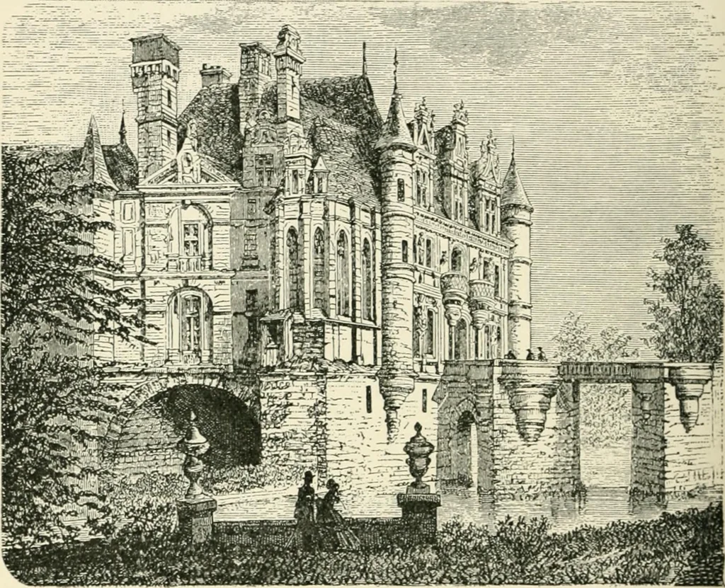 An illustration from The story of architecture: an outline of the styles in all countries, 1896, leaf 415