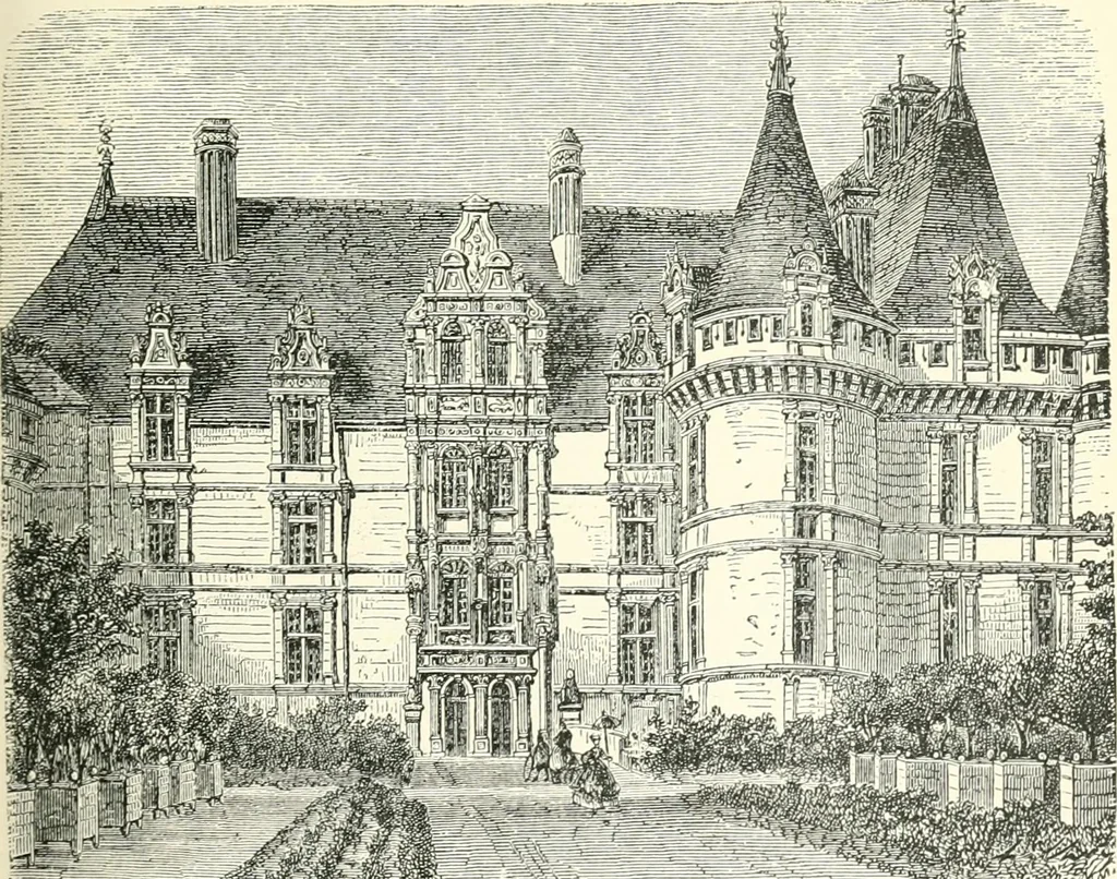An illustration from The story of architecture: an outline of the styles in all countries, 1896, leaf 416