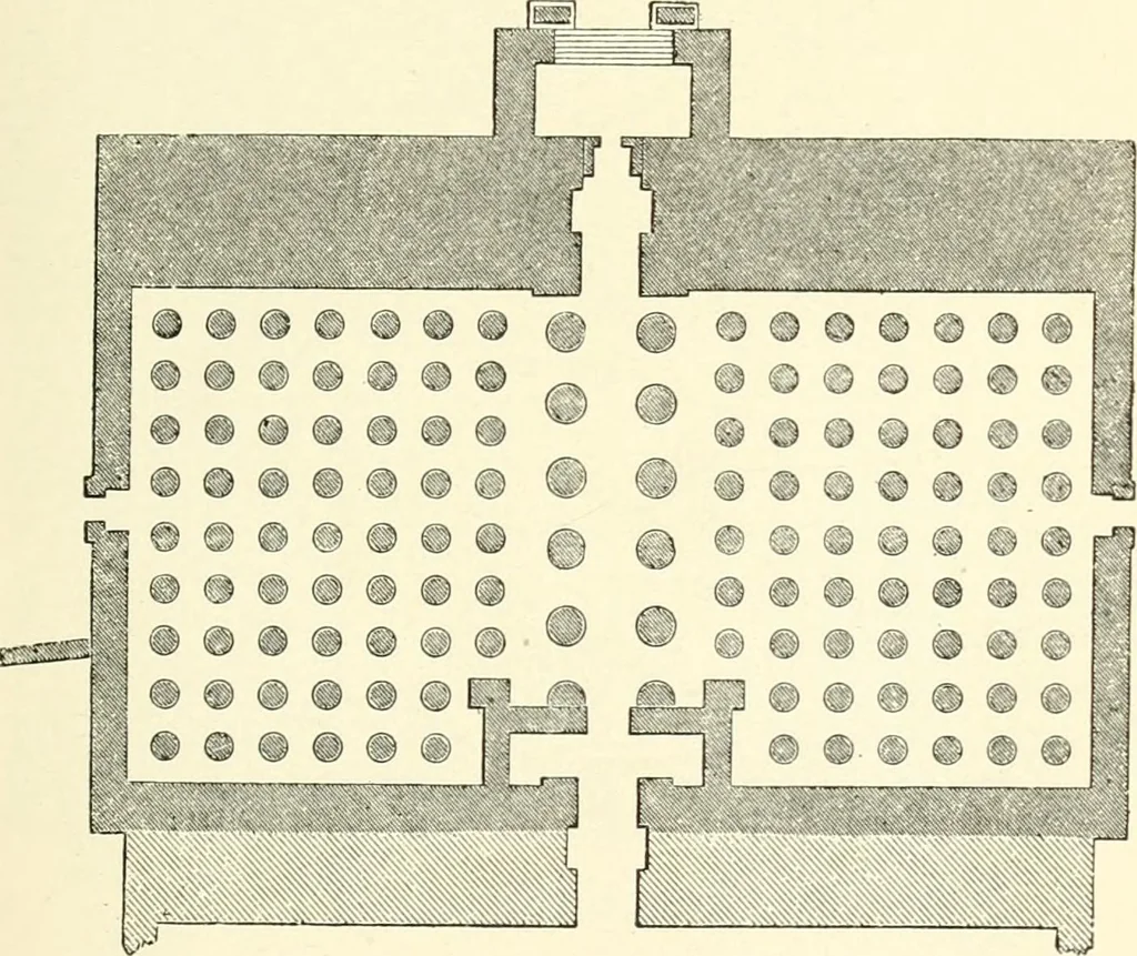 An illustration from The story of architecture: an outline of the styles in all countries, 1896, leaf 42