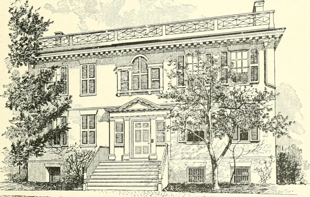 An illustration from The story of architecture: an outline of the styles in all countries, 1896, leaf 454