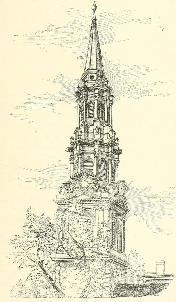 An illustration from The story of architecture: an outline of the styles in all countries, 1896, leaf 464