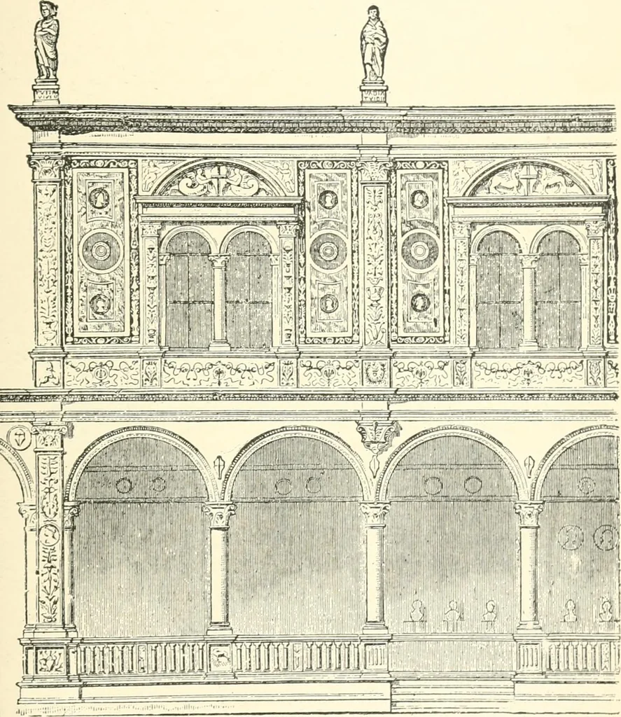 An illustration from The story of architecture: an outline of the styles in all countries, 1896, leaf 474