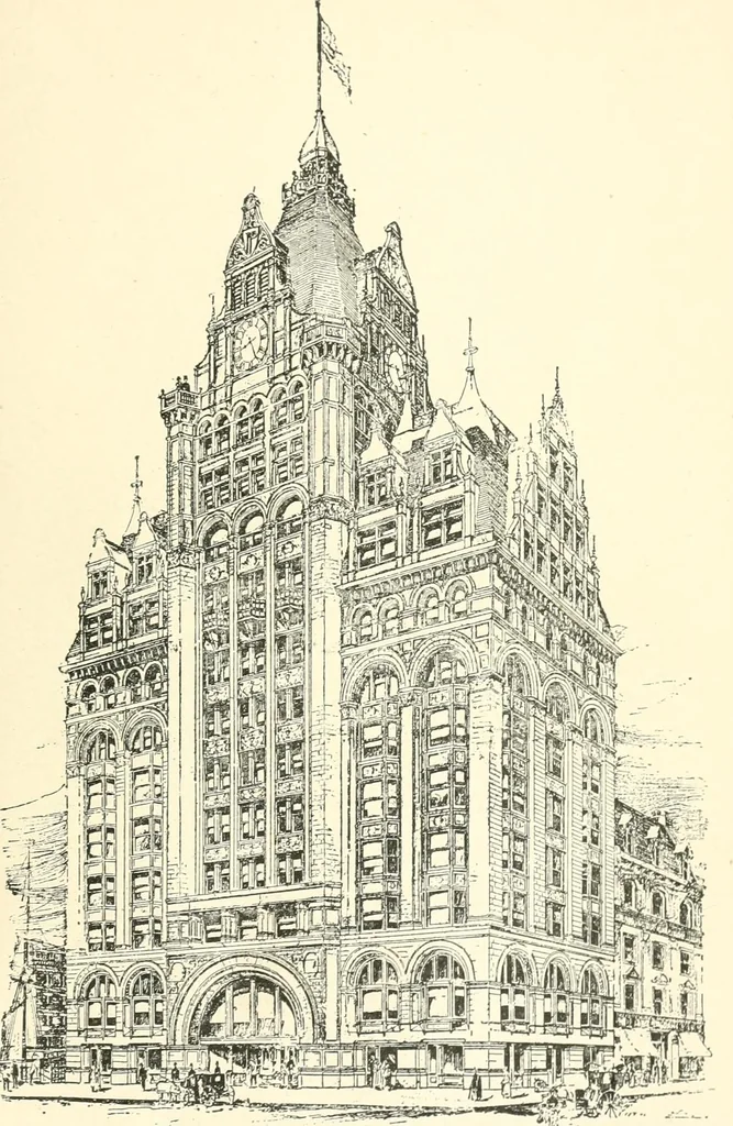 An illustration from The story of architecture: an outline of the styles in all countries, 1896, leaf 478