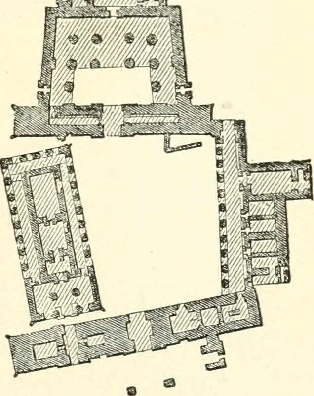 An illustration from The story of architecture: an outline of the styles in all countries, 1896, leaf 50
