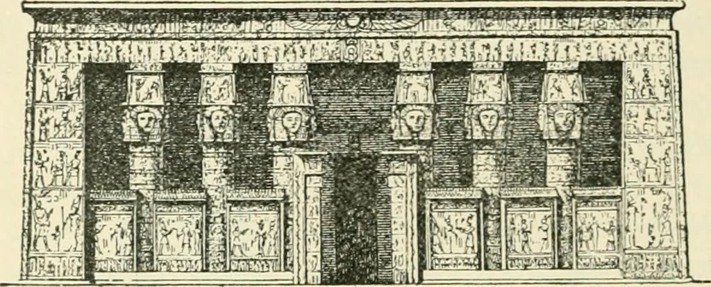 An illustration from The story of architecture: an outline of the styles in all countries, 1896, leaf 51