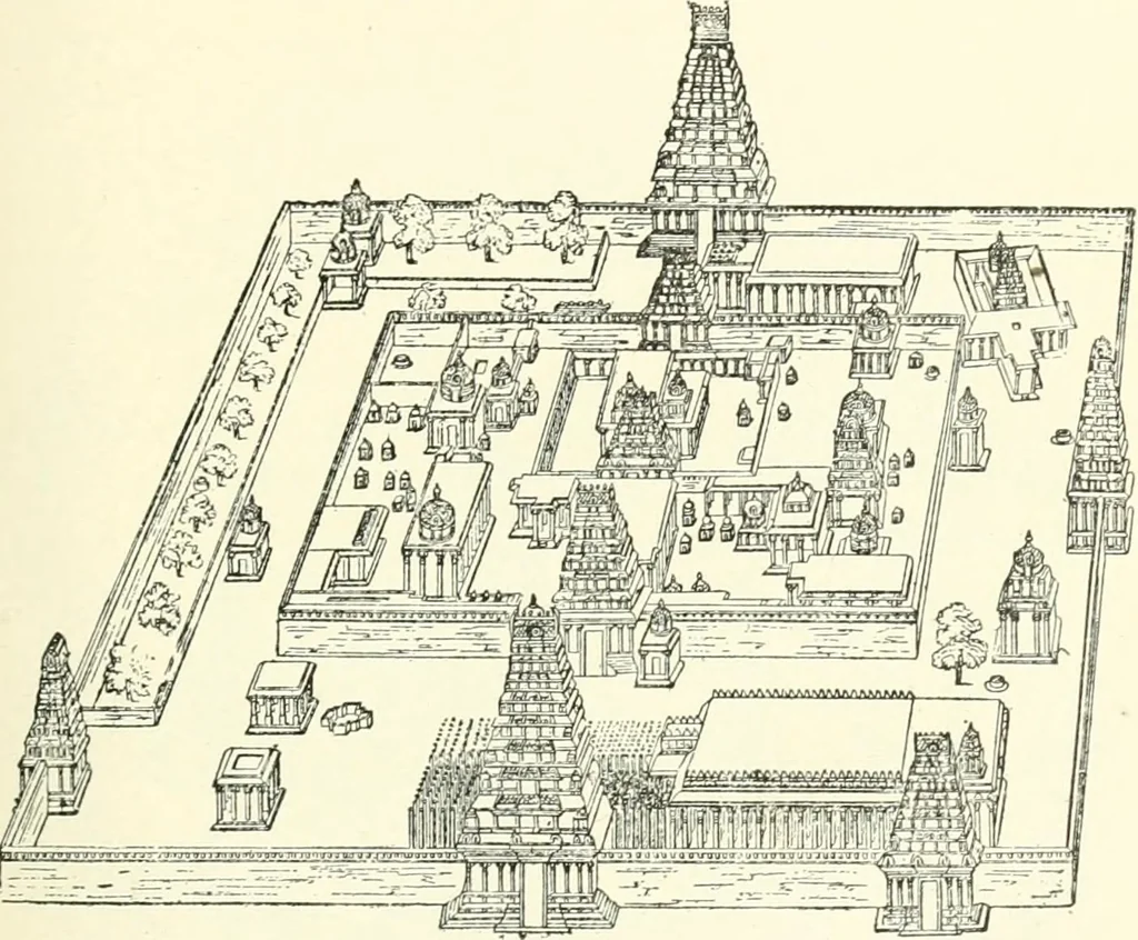 An illustration from The story of architecture: an outline of the styles in all countries, 1896, leaf 72
