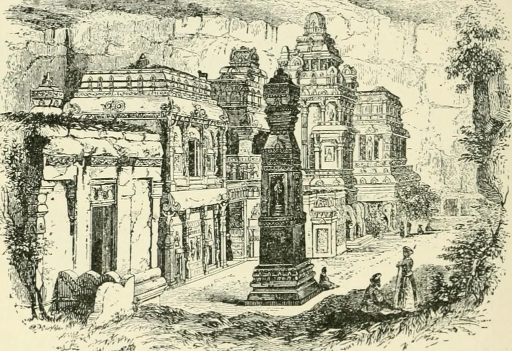 An illustration from The story of architecture: an outline of the styles in all countries, 1896, leaf 73