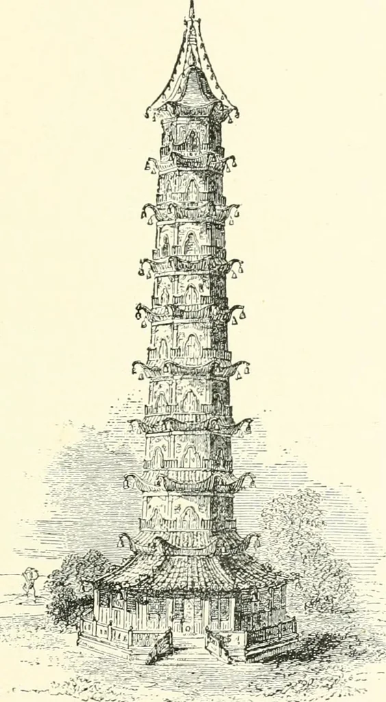 An illustration from The story of architecture: an outline of the styles in all countries, 1896, leaf 92