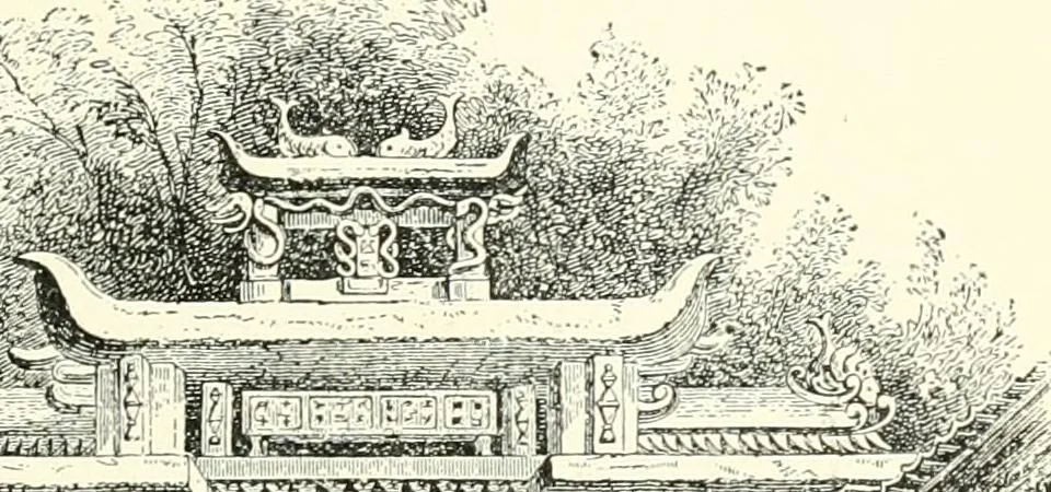 An illustration from The story of architecture: an outline of the styles in all countries, 1896, leaf 94