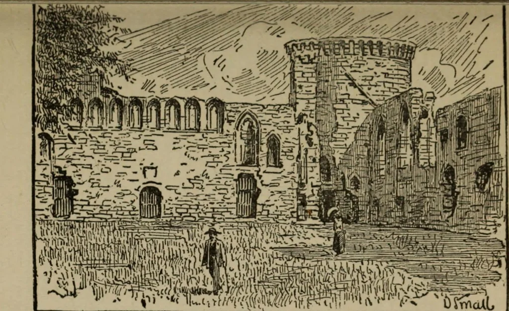An illustration from The Story of Bothwell Castle, Tillietudlem, Crookston, and Other Castles, 1900, leaf 26