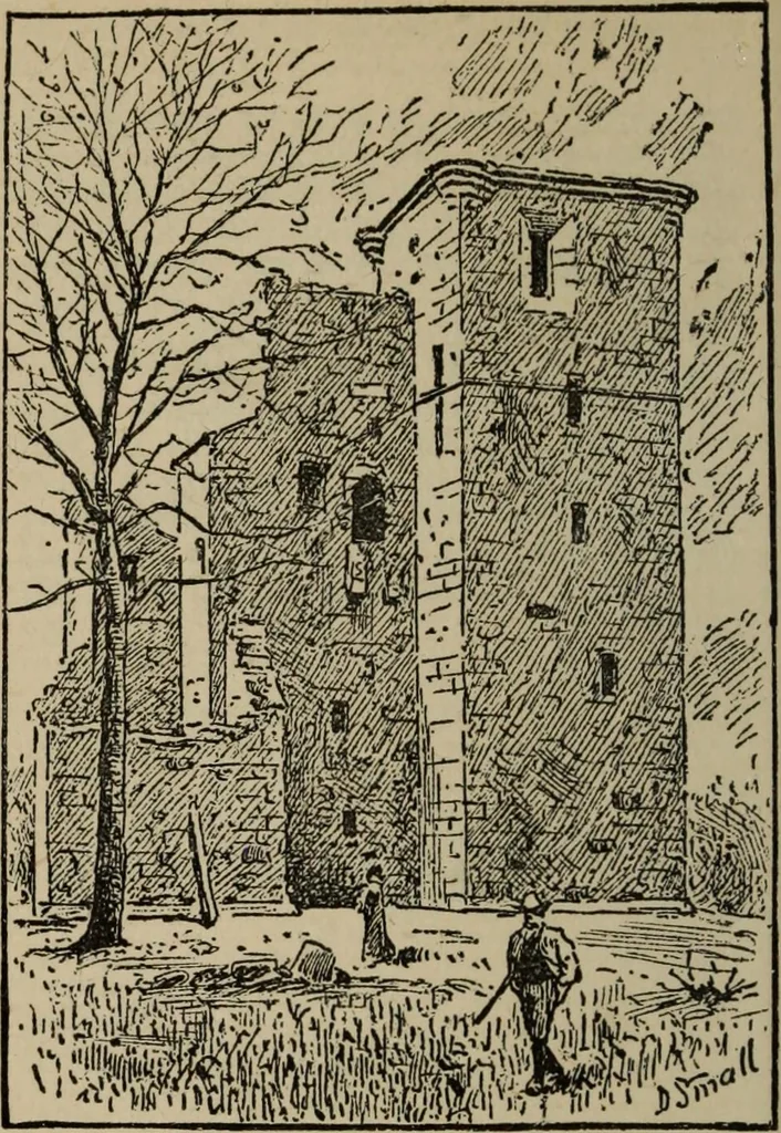 An illustration from The Story of Bothwell Castle, Tillietudlem, Crookston, and Other Castles, 1900, leaf 51