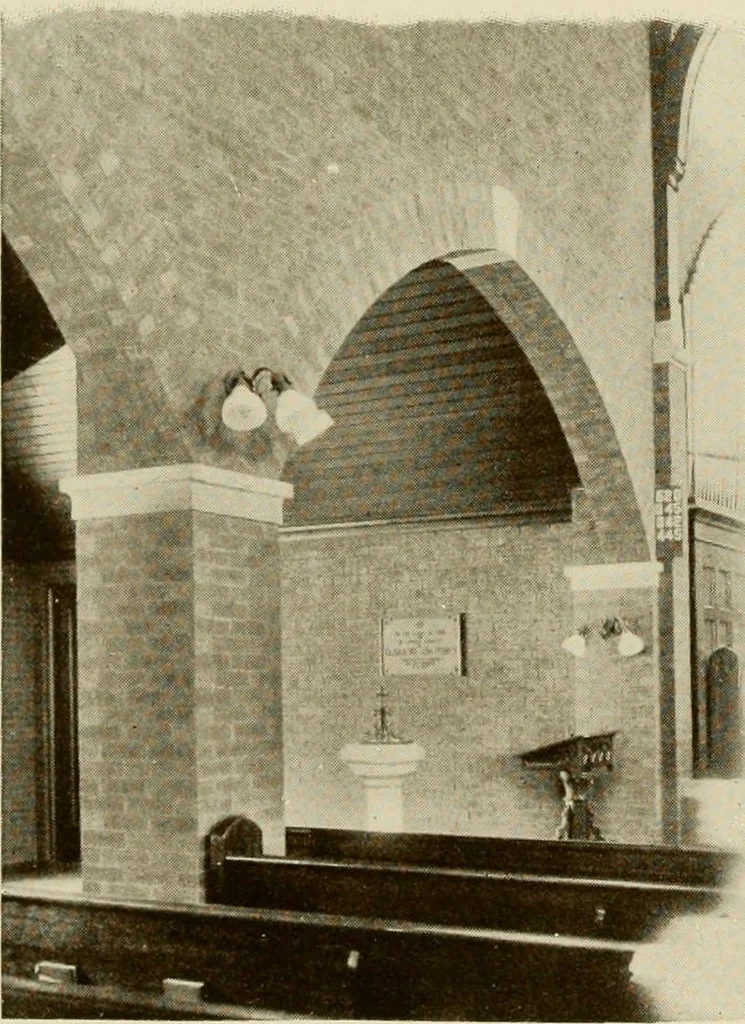 An illustration from The Story of brick ; the permanence, beauty, and economy of the face brick house / American Face Brick Association, 1922, leaf 17
