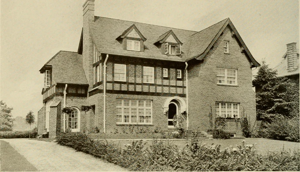 An illustration from The Story of brick ; the permanence, beauty, and economy of the face brick house / American Face Brick Association, 1922, leaf 23