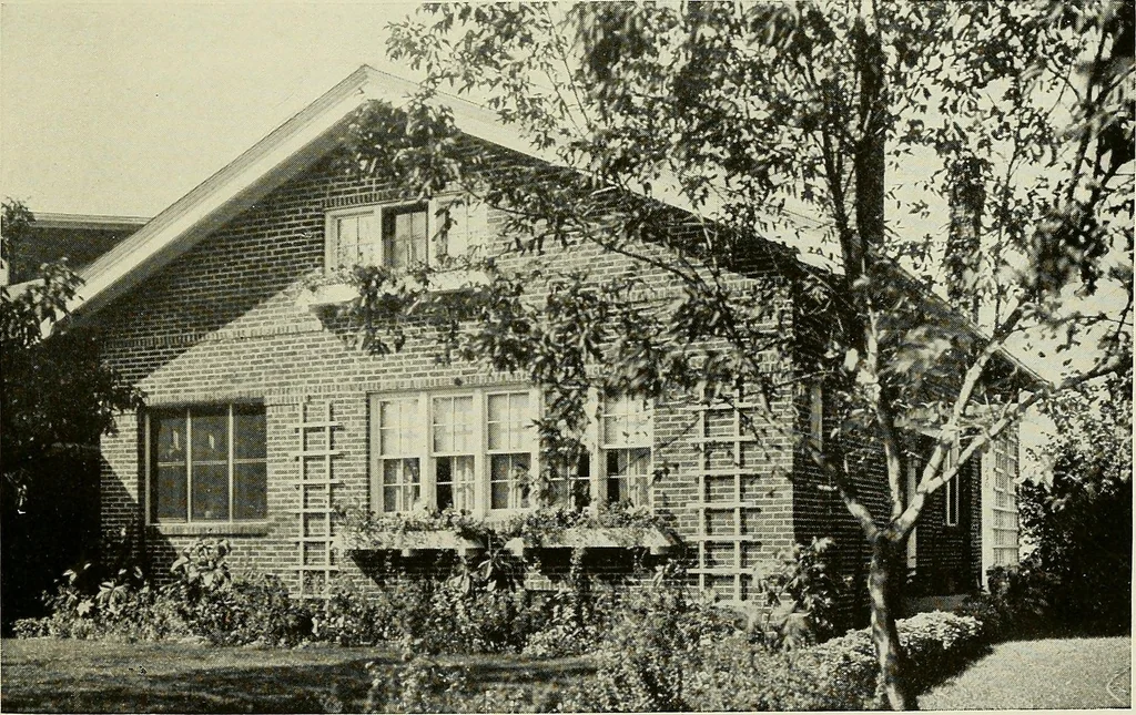 An illustration from The Story of brick ; the permanence, beauty, and economy of the face brick house / American Face Brick Association, 1922, leaf 28