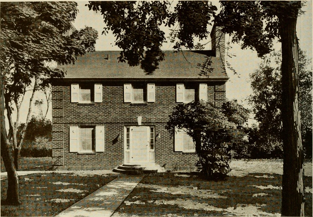 An illustration from The Story of brick ; the permanence, beauty, and economy of the face brick house / American Face Brick Association, 1922, leaf 33