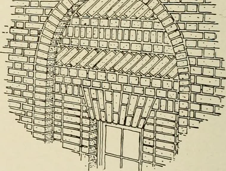 An illustration from The Story of brick ; the permanence, beauty, and economy of the face brick house / American Face Brick Association, 1922, leaf 37