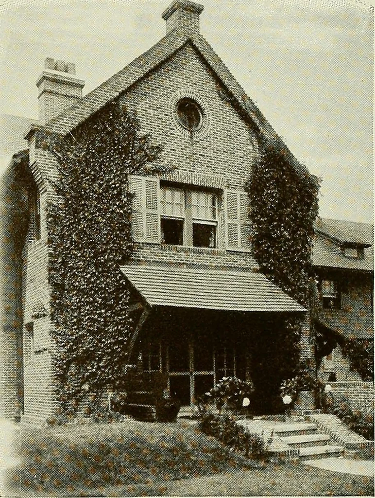 An illustration from The Story of brick ; the permanence, beauty, and economy of the face brick house / American Face Brick Association, 1922, leaf 38