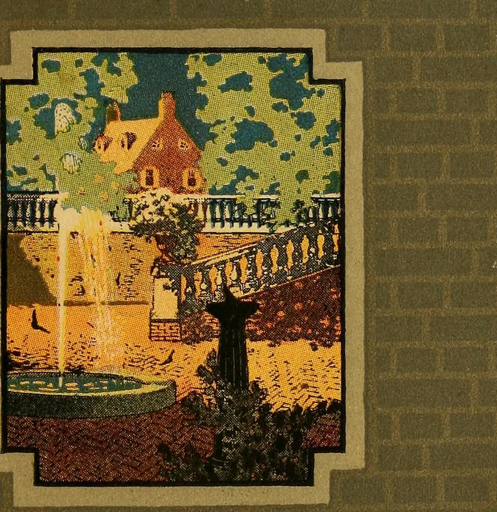 An illustration from The Story of brick ; the permanence, beauty, and economy of the face brick house / American Face Brick Association, 1922, leaf 4
