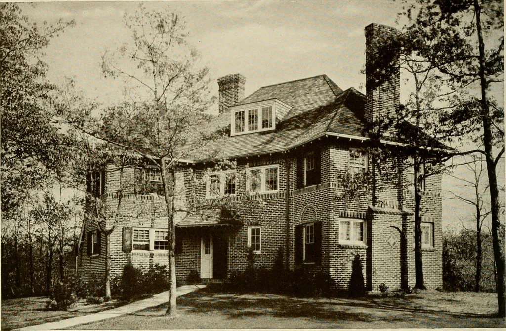 An illustration from The Story of brick ; the permanence, beauty, and economy of the face brick house / American Face Brick Association, 1922, leaf 41