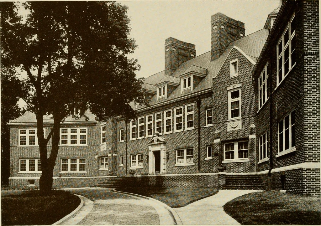 An illustration from The Story of brick ; the permanence, beauty, and economy of the face brick house / American Face Brick Association, 1922, leaf 45