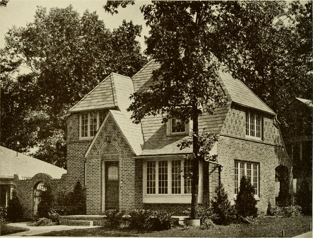 An illustration from The Story of brick ; the permanence, beauty, and economy of the face brick house / American Face Brick Association, 1922, leaf 47