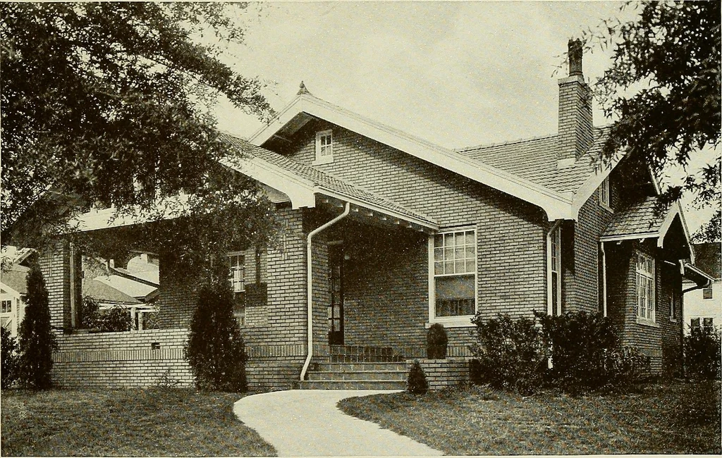 An illustration from The Story of brick ; the permanence, beauty, and economy of the face brick house / American Face Brick Association, 1922, leaf 50