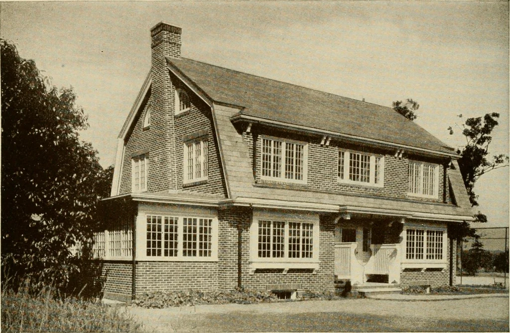 An illustration from The Story of brick ; the permanence, beauty, and economy of the face brick house / American Face Brick Association, 1922, leaf 55