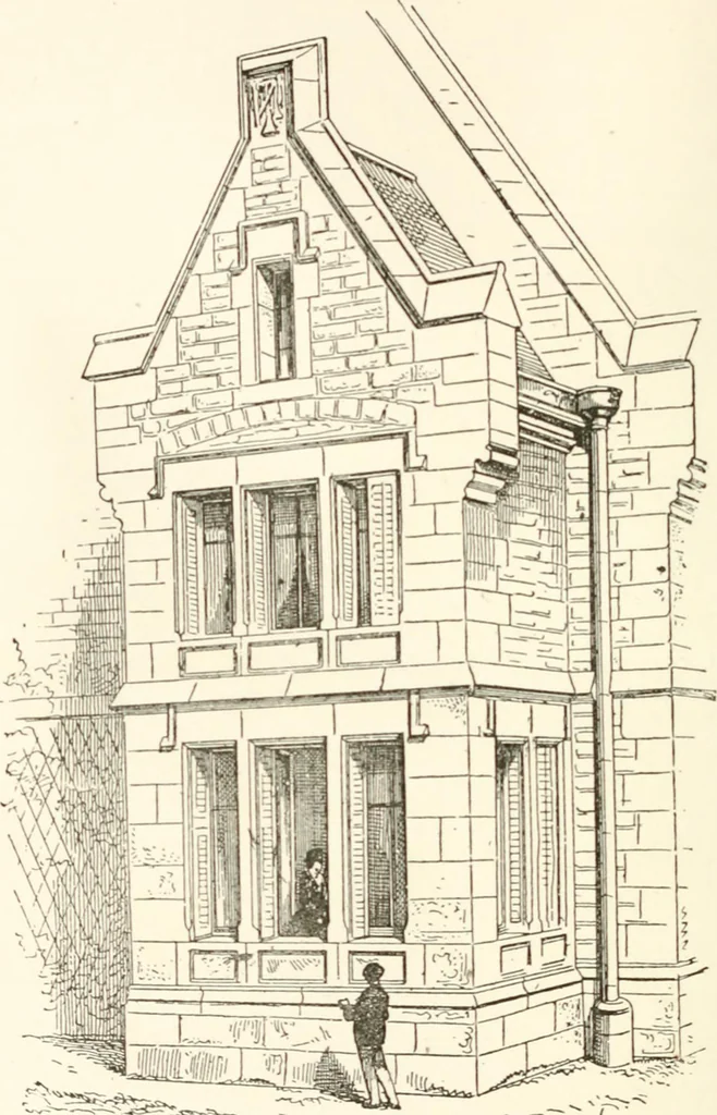 An illustration from The story of a house, 1874, leaf 245