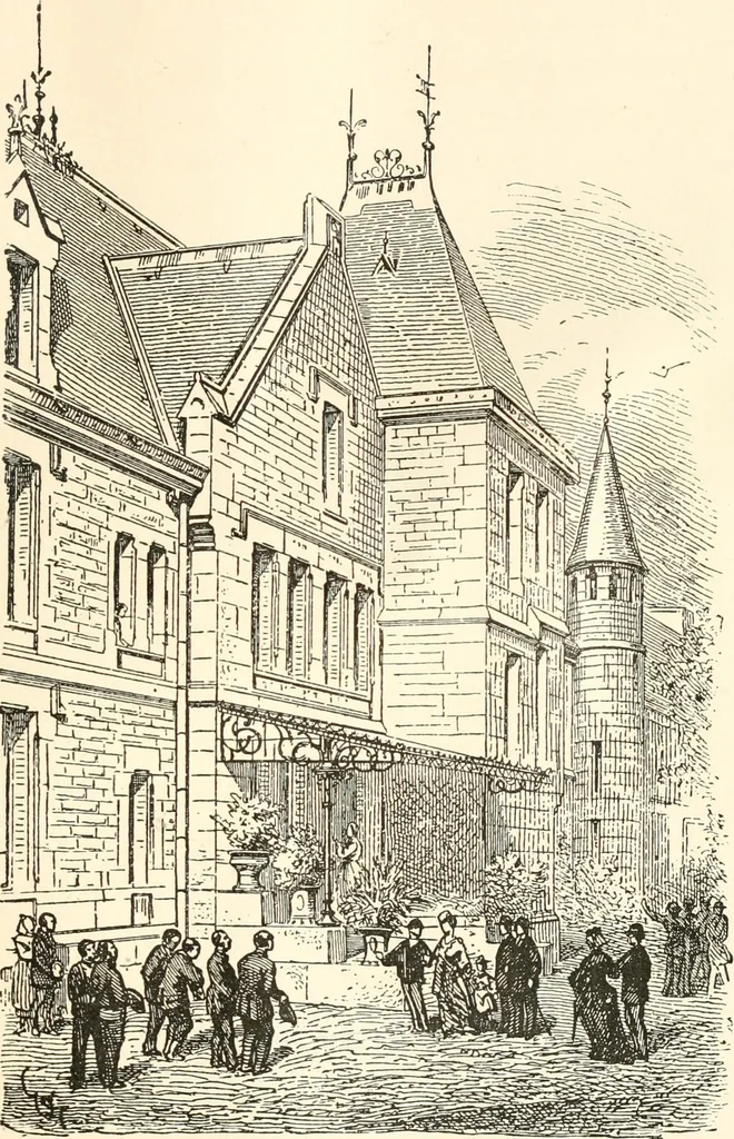 An illustration from The story of a house, 1874, leaf 324