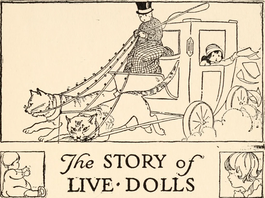 An illustration from The story of live dolls : being an account of how, on a certain June morning..., 1920, leaf 16