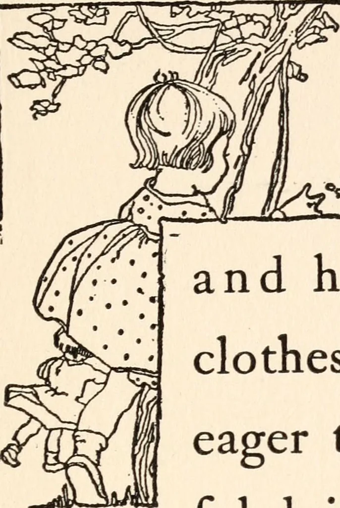 An illustration from The story of live dolls : being an account of how, on a certain June morning..., 1920, leaf 34