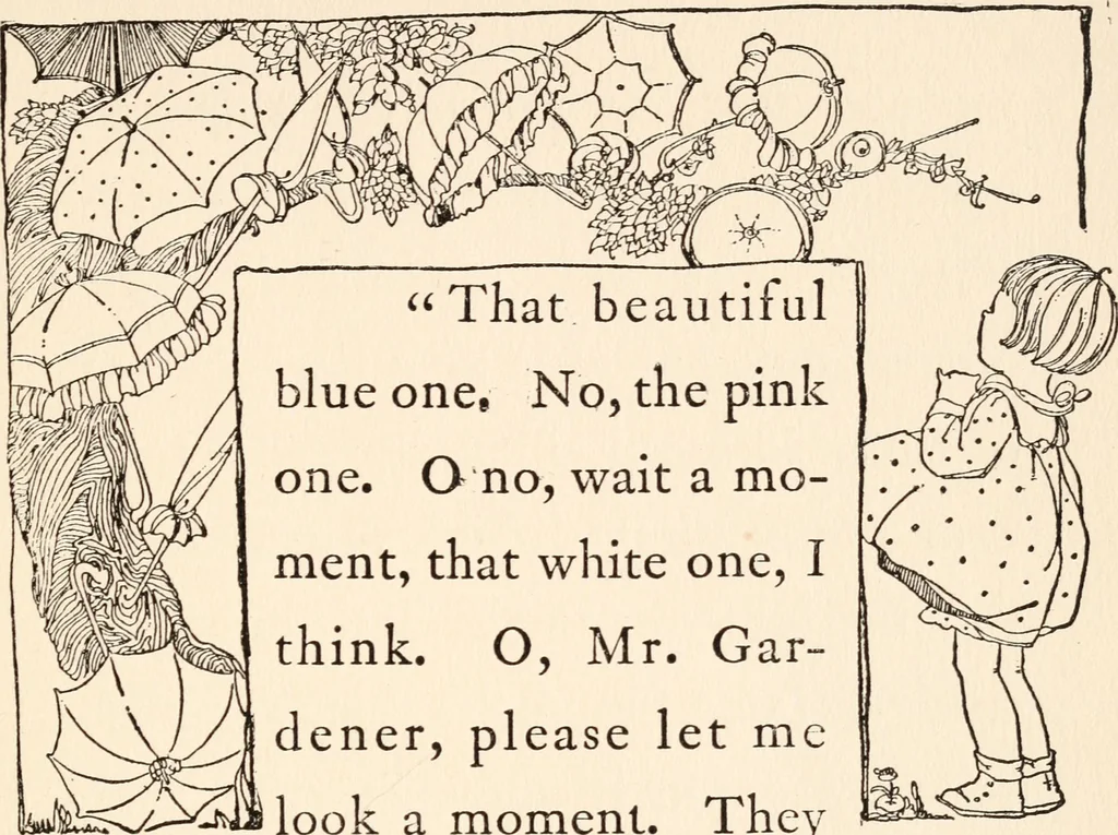 An illustration from The story of live dolls : being an account of how, on a certain June morning..., 1920, leaf 62