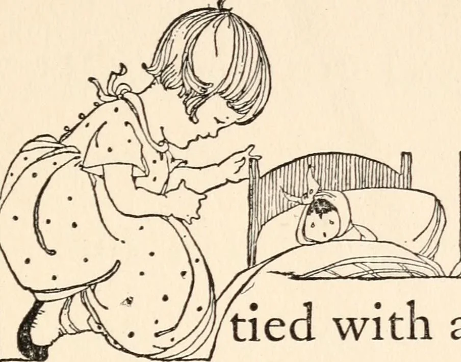 An illustration from The story of live dolls : being an account of how, on a certain June morning..., 1920, leaf 64
