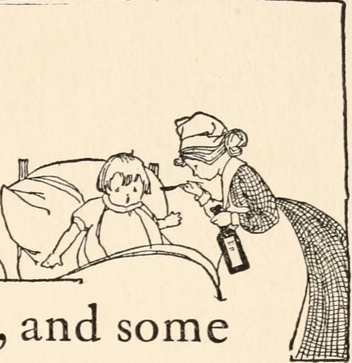 An illustration from The story of live dolls : being an account of how, on a certain June morning..., 1920, leaf 64