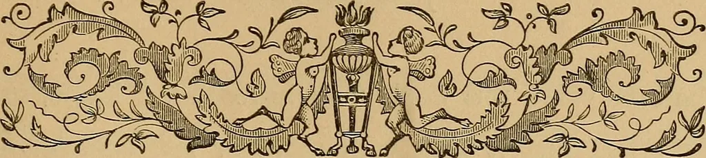 An illustration from The story of the memorial fountain to Shakespeare at Stratford-upon-Avon ... Also accounts of the Herbert and Cowper window, Westminster abbey; the Milton window, St. Margaret's church, Westminster; and the bishops Andrewes and Ken Reredos, St. Thomas's church, Winchester, England--gifts of Geo. W. Childs;, 1890, leaf 10