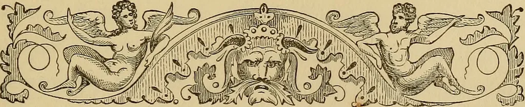 An illustration from The story of the memorial fountain to Shakespeare at Stratford-upon-Avon ... Also accounts of the Herbert and Cowper window, Westminster abbey; the Milton window, St. Margaret's church, Westminster; and the bishops Andrewes and Ken Reredos, St. Thomas's church, Winchester, England--gifts of Geo. W. Childs;, 1890, leaf 176