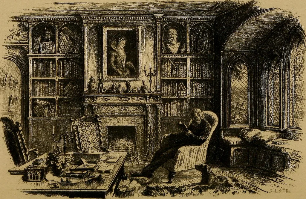 An illustration from The story of my house, 1891, leaf 7