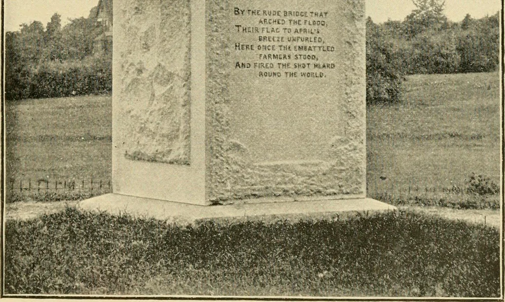 An illustration from The story of Patriots' day, Lexington and Concord, April 19, 1775, with poems brought out on the first observation of the anniversary holiday, 1895, leaf 146