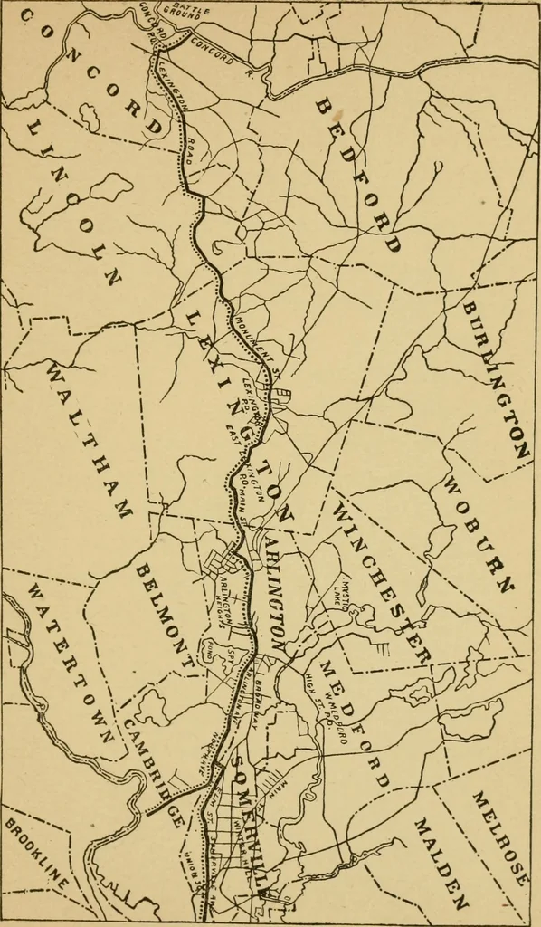 An illustration from The story of Patriots' day, Lexington and Concord, April 19, 1775;, 1895, leaf 42