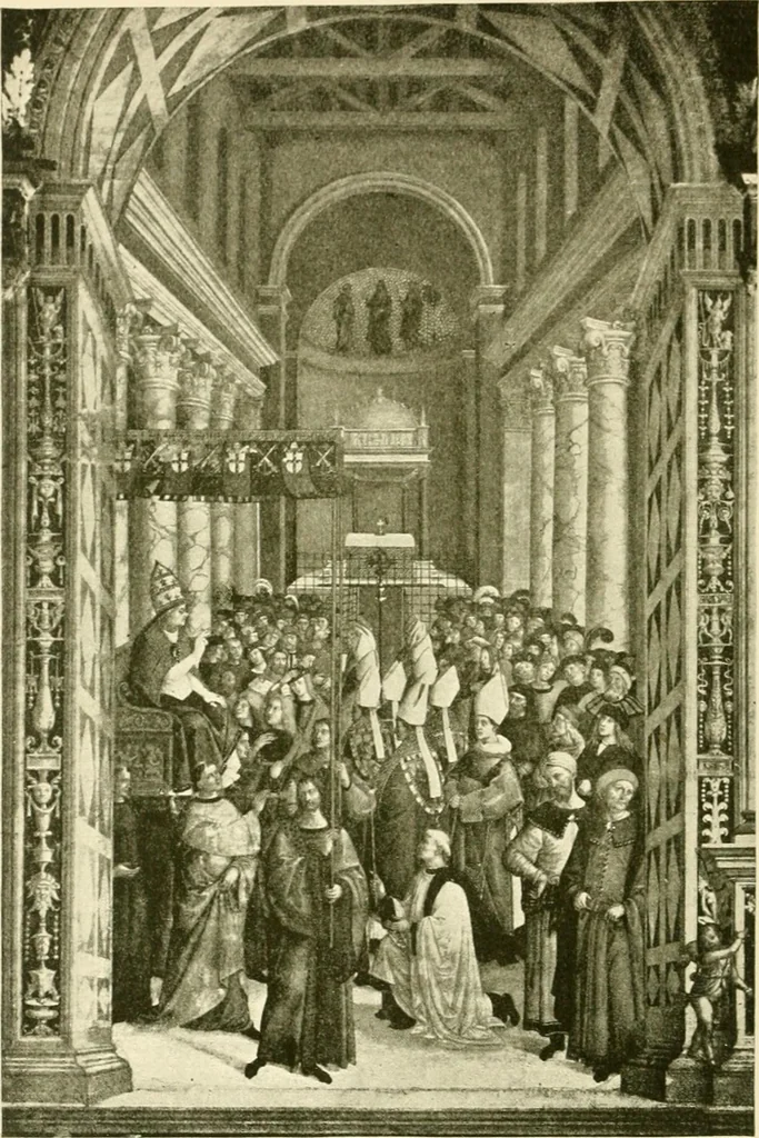 An illustration from The story of Siena and San Gimignano, 1902, leaf 101