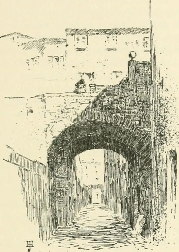 An illustration from The story of Siena and San Gimignano, 1902, leaf 106