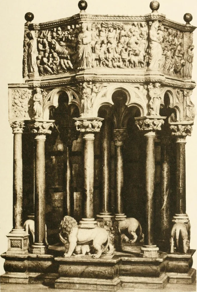 An illustration from The story of Siena and San Gimignano, 1902, leaf 130