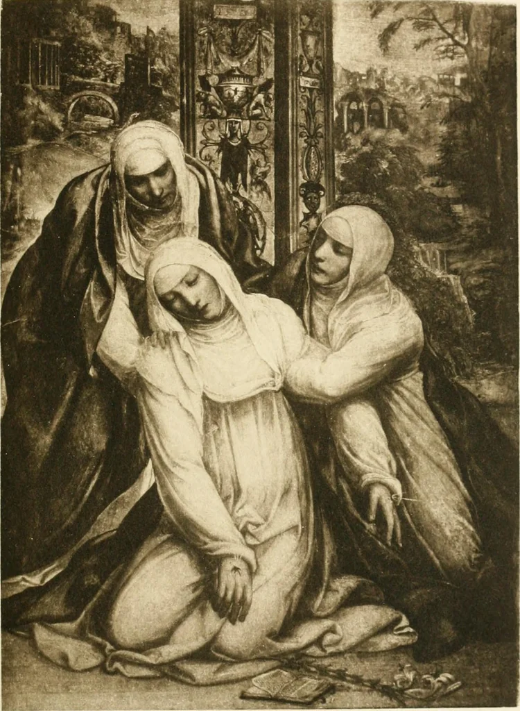 An illustration from The story of Siena and San Gimignano, 1902, leaf 244