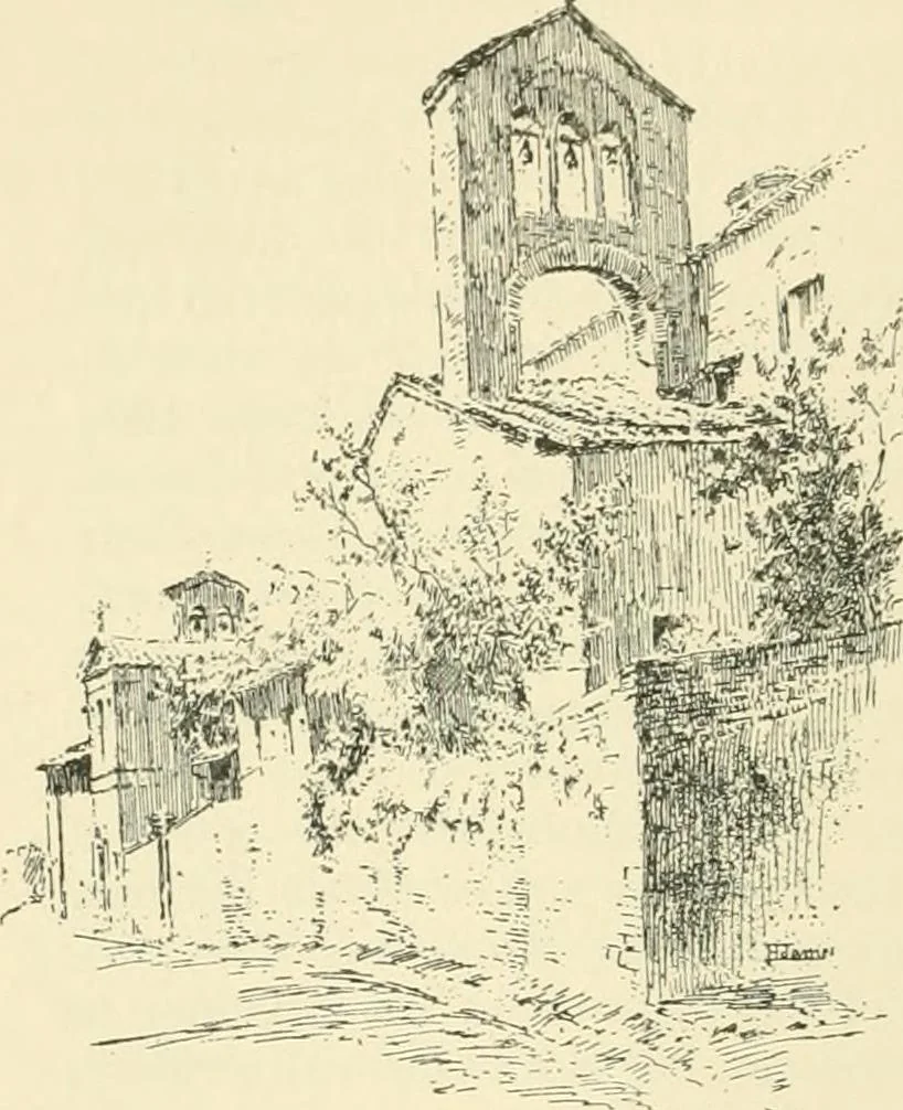 An illustration from The story of Siena and San Gimignano, 1902, leaf 253
