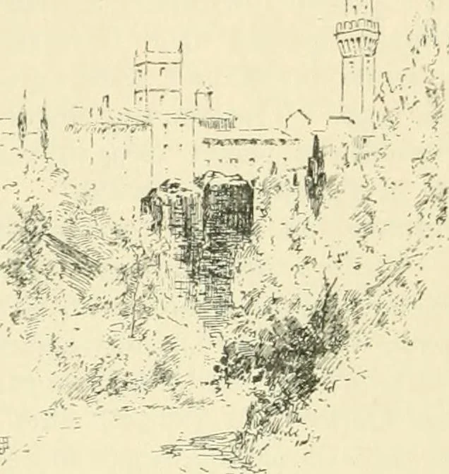 An illustration from The story of Siena and San Gimignano, 1902, leaf 285
