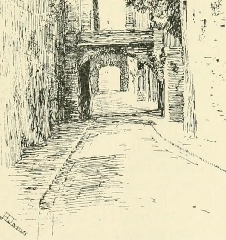 An illustration from The story of Siena and San Gimignano, 1902, leaf 304