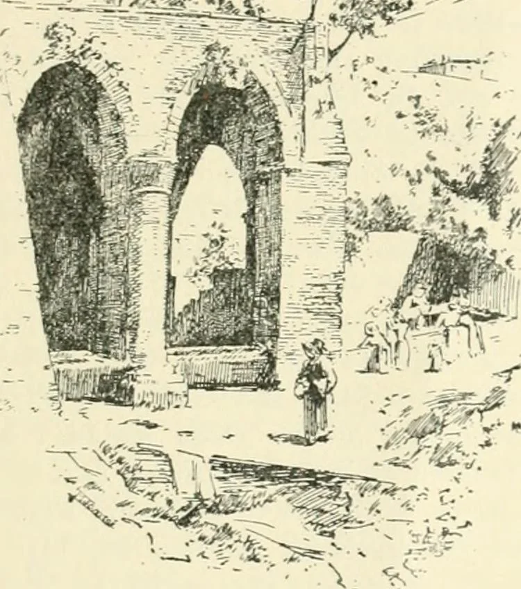 An illustration from The story of Siena and San Gimignano, 1902, leaf 340