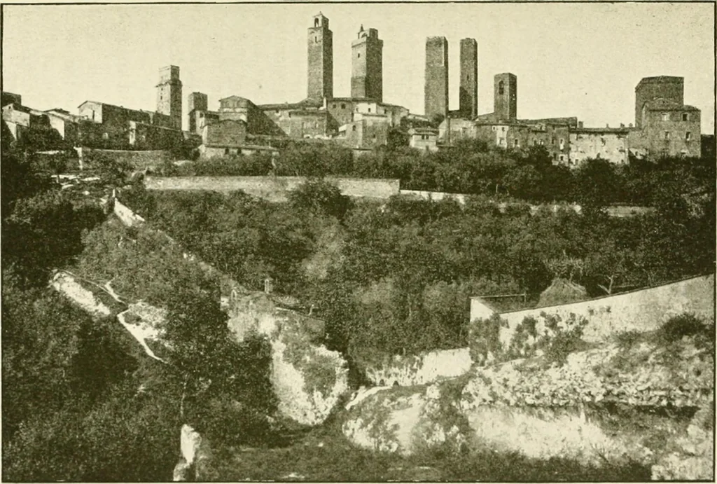 An illustration from The story of Siena and San Gimignano, 1902, leaf 372