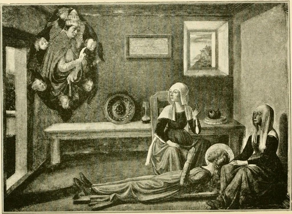 An illustration from The story of Siena and San Gimignano, 1902, leaf 381
